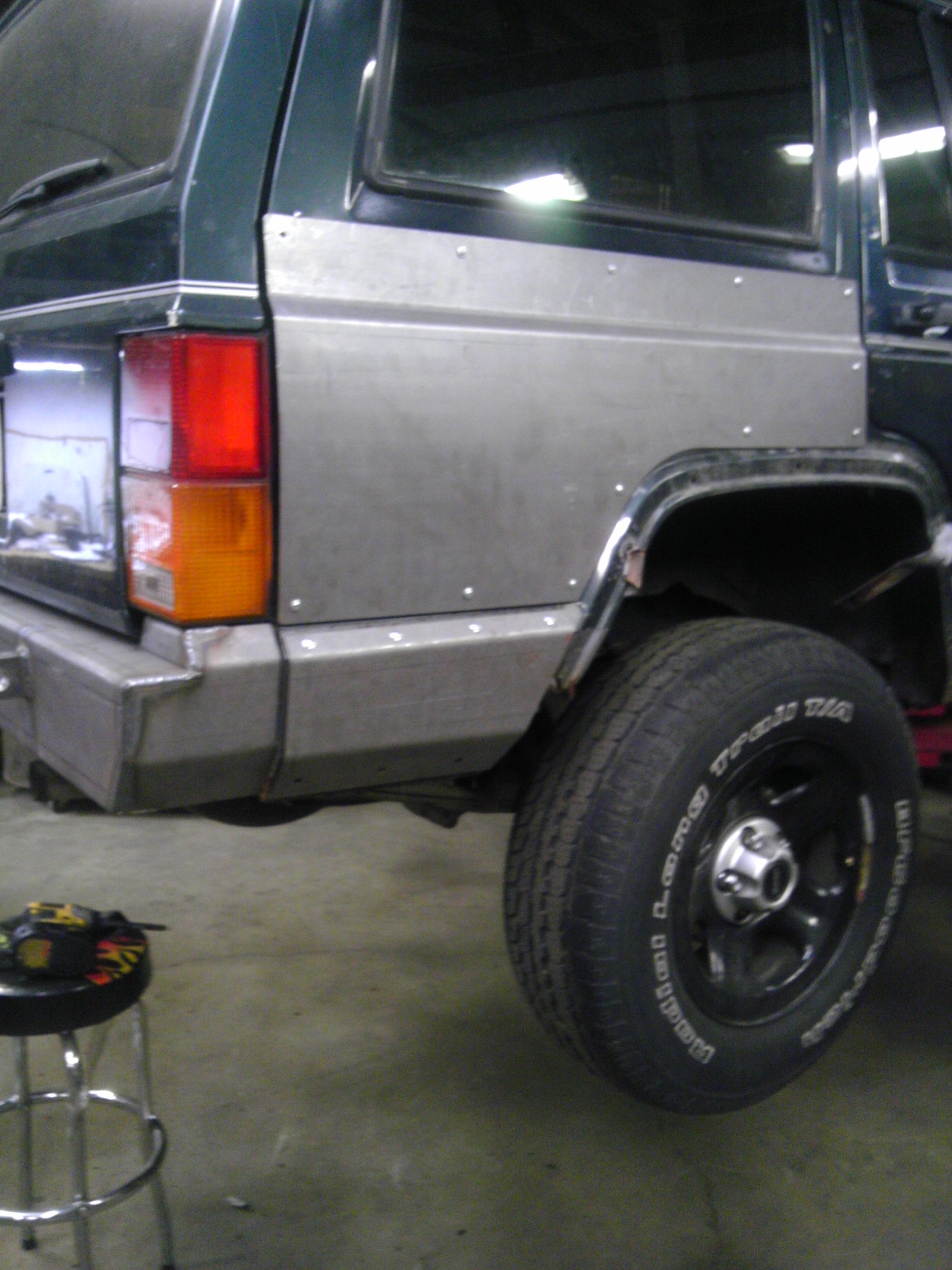 XJ Quarter Panel Armor Lower XJ Quarter Panel Armor Lower