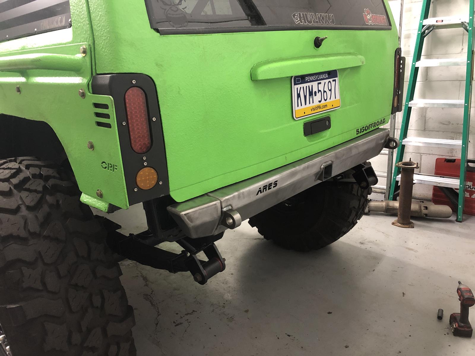 XJ Stubby Rear Bumper XJ Stubby Rear Bumper